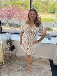 Sammy print tassel dress