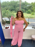 Ava bandeau jumpsuit co-ord