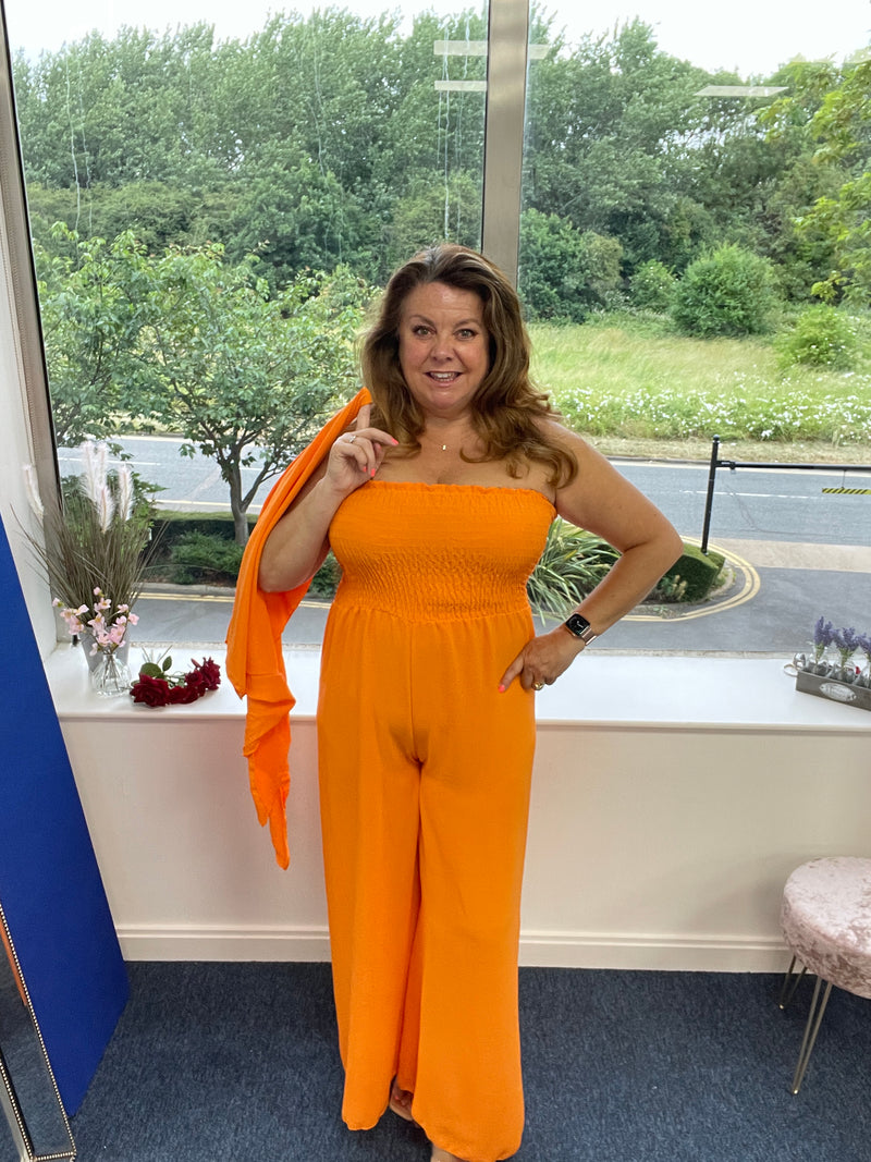 Ava bandeau jumpsuit co-ord