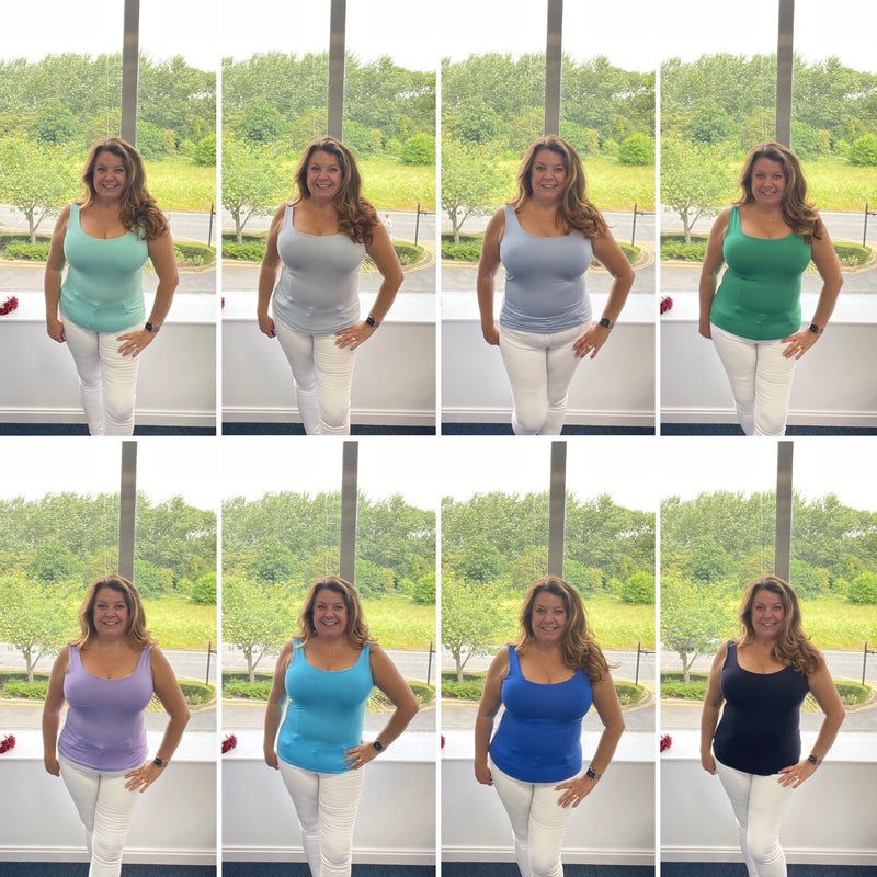 Lacey silky sleeveless top