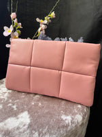 Ally quilted clutch bag