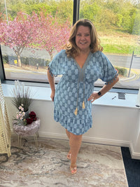 Sammy print tassel dress