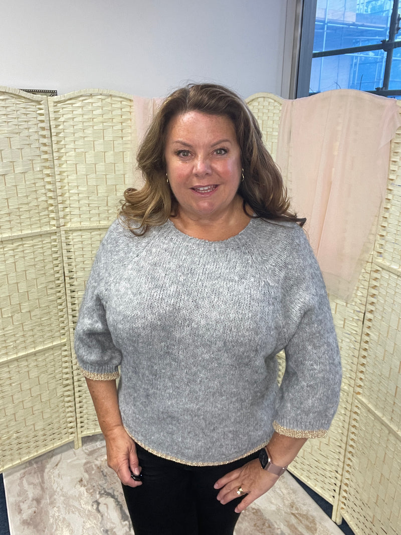 Gabby gold edge soft jumperk