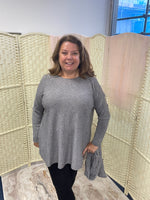 Lindy longline jumper and snood
