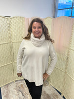 Lindy longline jumper and snood