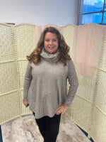 Lindy longline jumper and snood