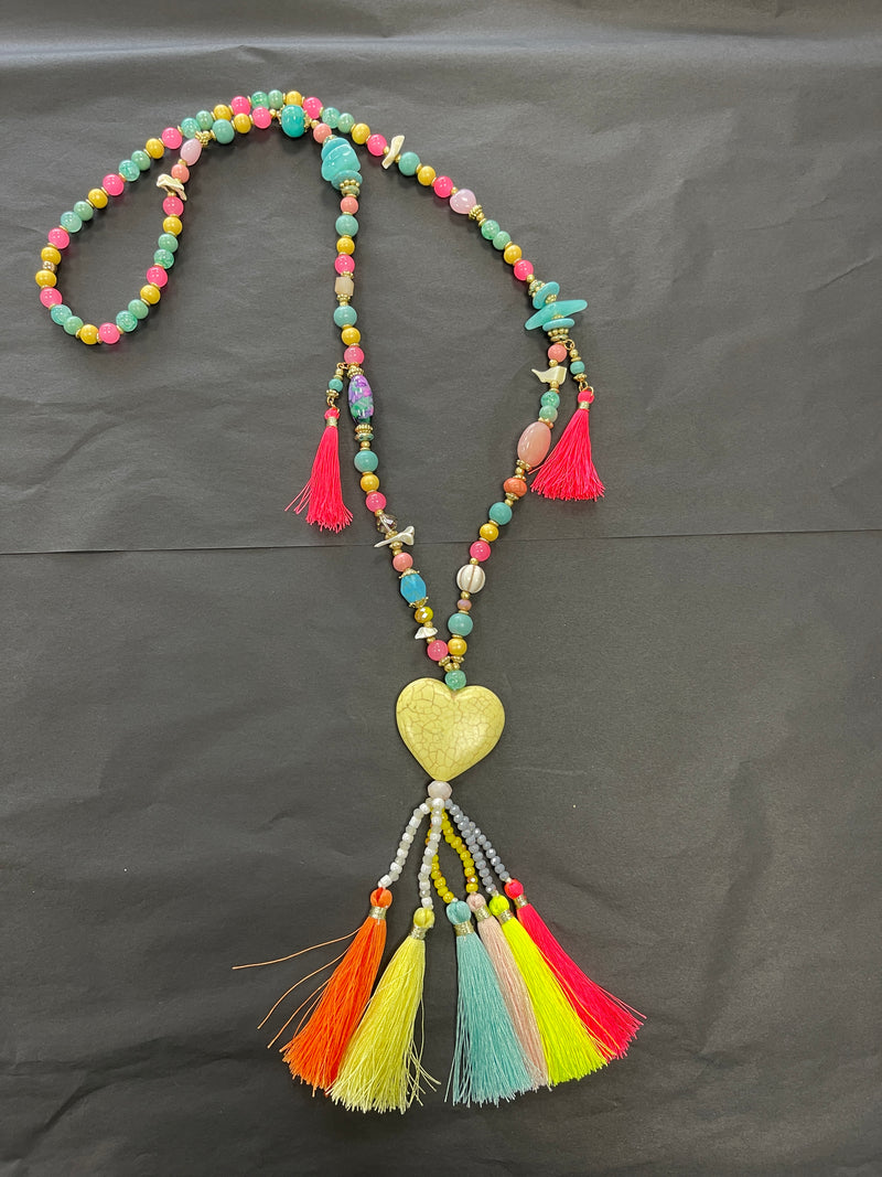 Aphrodite Boho Heart necklace
