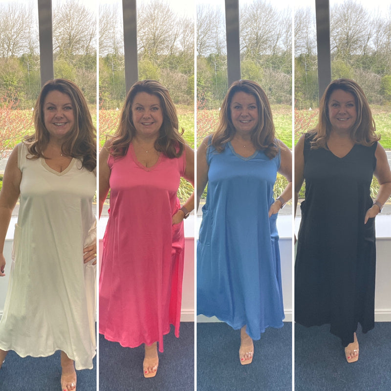 Sakura satin feel shift dress